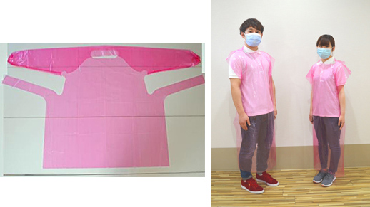 使い捨て防護エプロンディスポエプロン